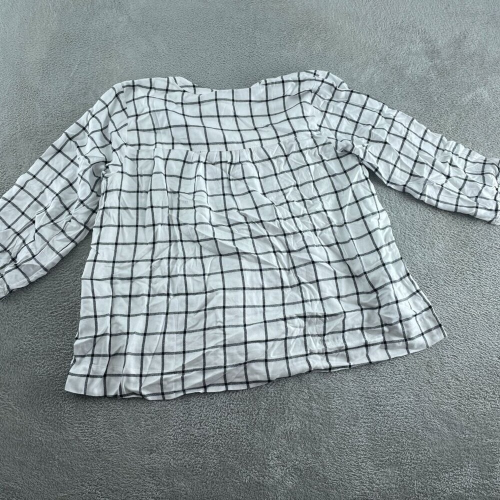 Womens Wrangler Checkered Long Sleeve Tunic Top XL V-Neck NWT 4343 - Picture 2 of 9